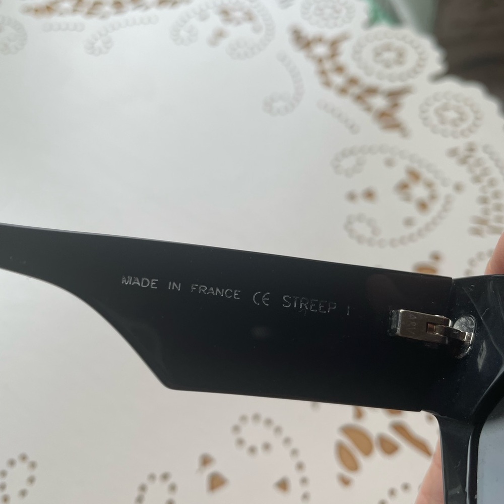 Anne et Valentine Black Sunglasses "Streep" Made in France Luxury Eyewear - Picture 13 of 17
